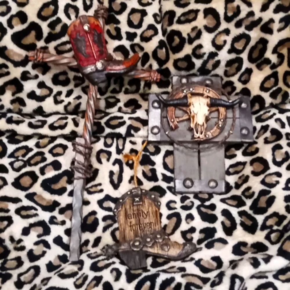 Cowboy decor bundle of 3